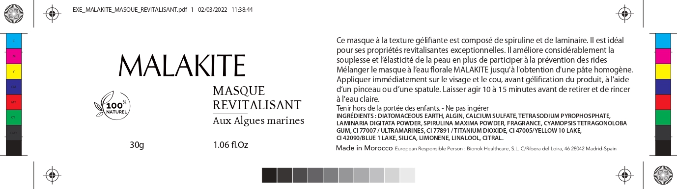 Création d’étiquettes autocollantes pour la gamme de produits de beauté Malakite : Hommage au Zellige et à les traditions marocaines