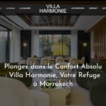 Création site internet Villa Privée Marrakech