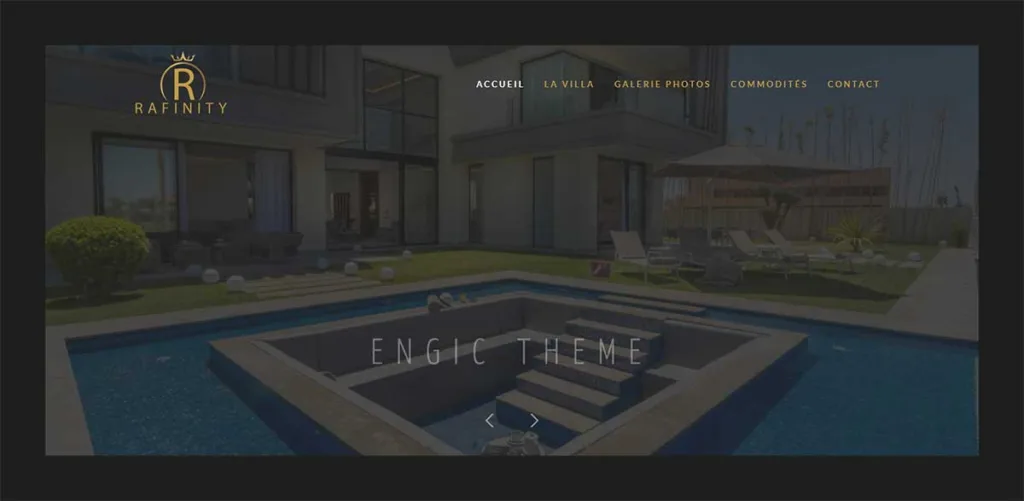 Création site web Villa Luxe Marrakech