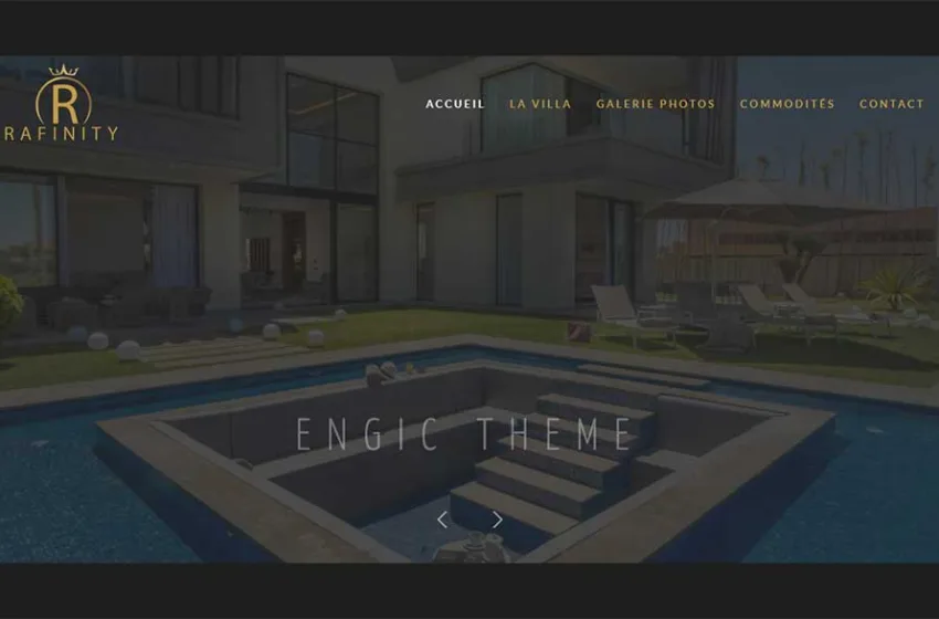 Création site web Villa Luxe Marrakech