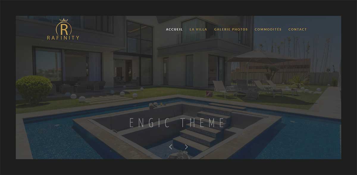Création site web Villa Luxe Marrakech