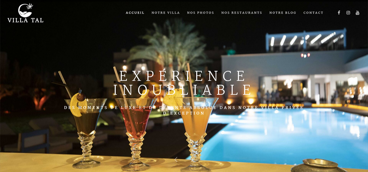 Conception Site Internet Villa Prestige Marrakech