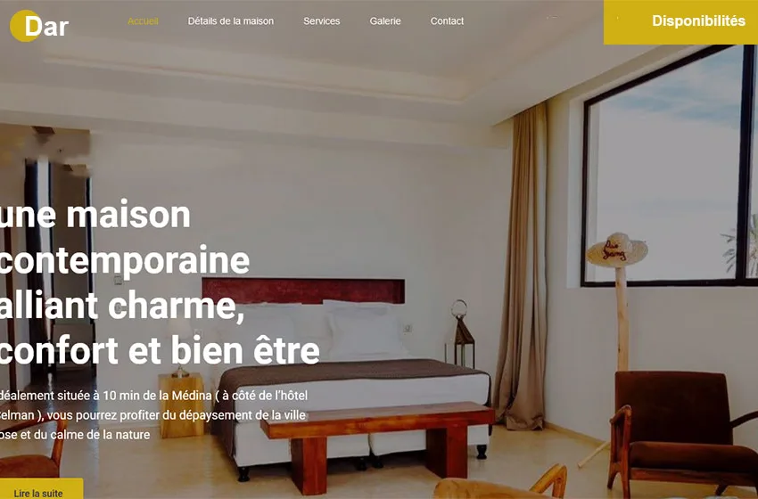 creation site maison charme marrakech